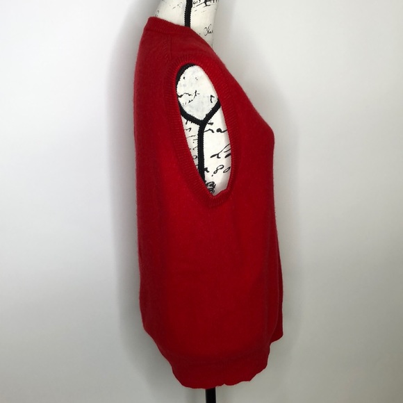 Men’s Vintage Woodstock Bernard Wool Sweater Vest - Picture 4 of 10